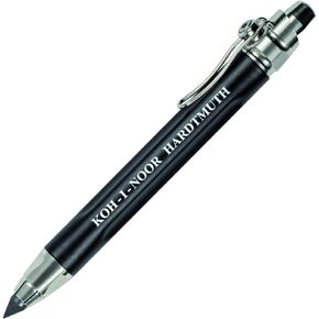 Koh-i-Noor Hardtmuth Graphite Leads for Lead Holders, 4B Degree, 5.6mm x 80mm Lead, Box of 6 (486404B001KZ),Black