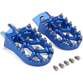 JFG RACING Dirt Bike Foot Pegs,CNC Motorcycle Foot Pegs Rests Pedals For YZ80 YZ125 YZ250 YZ490 YZ500 WR200 WR250 WR500 TTR90 TTR110 TTR125 TTR250 XT250