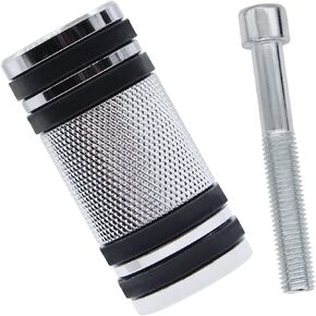 Motorcycle Shifter Peg Shift Lever CNC Billet Foot Pegs Compatible with Harley Davidson Sportster Touring Softail Street Glide Road Dyna (black-1)