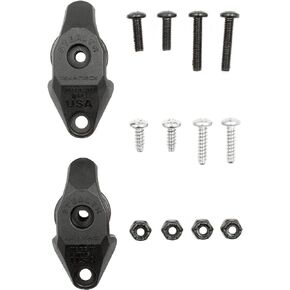 YakAttack Kayak 2 Pack Stealth Pulley with Hardware, Black - 2 Pack, One Size, (AMS-1011)