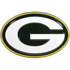 Siskiyou Sports NFL Green Bay Packers Large Logo Hitch Cover, Class II & III