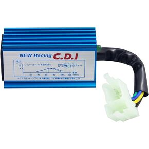 6 Pin CDI Ignition Coil Aluminum alloy Racing CDI Box Aftermarket Replacement Parts Fit for Motorcycle 125cc 150cc 200cc 250cc Pit Dirt Bike Scooter ATV - Blue.