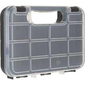 Performance Tool W5910 2-Drawer Interlocking Bin Design with Transparent Drawers for Tool Storage - Stackable, Wall Mountable - 11.25-Inch W x 6.25-Inch D x 7.75-Inch H