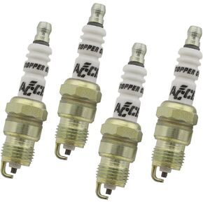 ACCEL 0574S-4 Shorty Copper Core Spark Plug, (Pack of 4)