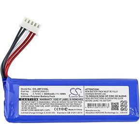 Cameron Sino New 3000mAh Battery for JBL Flip 4, Flip 4 Special Edition Replacement GSP872693 01
