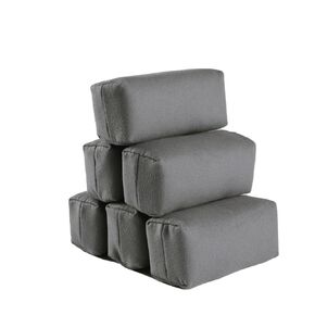 Microfiber Applicator Pad, Car Detailing Suede Sponge Applicator, 6Pcs Coating Sponge Pads for Cars, Ceramic Spray Coating, Applying Wax, Sealants & Other Conditioners-（6pcs）