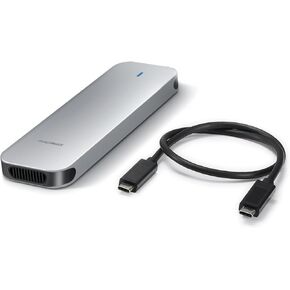 حاوية Mediasonic من الألومنيوم M.2 PCIe NVME SSD إلى USB 3.2 Gen 2 بسرعة 10 جيجابت في الثانية USB Type C | مفتاح M / مفتاح B+M | دعم UASP تريم | 2230/2242/2260/2280 (يدعم حتى 4 تيرابايت)