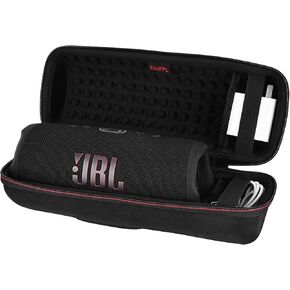 EVA Hard Case for JBL Charge 5 / Charge 4 Bluetooth Portable Speaker，Fit for JBL Charge 4 / Charge 5 Premium Travel Protective Carrying Storage Bag(Black)