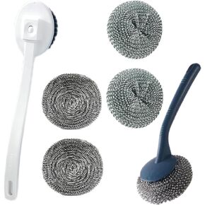 Outdoor Brush Cleaner Pack - Set of 6 Brushes for Cleaning Boat and Sink