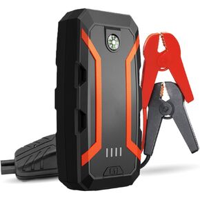 Jump Starter Portable for 8.0L Gas/5.0L Diesel, 12V/1500A Auto Jump Box Car Battery Charger Pack, USB Quick Charge Type-C & LED Light & Compass