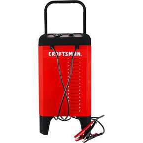 CRAFTSMAN CMXCESM274 175 Cranking Amp 12V Manual Wheel Charger and Jump Starter – 25A Boost Mode – for Car, SUV, Truck, and Boat Batteries