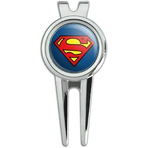 الرسومات والمزيد أداة إصلاح Divot Logo Golf Divot وعلامة الكرة من Superman Classic S Shield