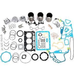 Overhaul Rebuild Repair Kit Fits for Kubota D722 D722EBH D722E Engine K008 K008-3 Excavator ZD18 Zero Turn Mower B7300HSD B7400HSD BX1800D BX1850D BX1860D Tractor