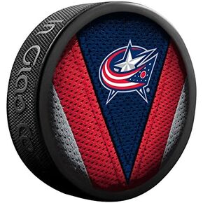 Blue Jackets Officially Licensed Stitch Design Hockey Puck