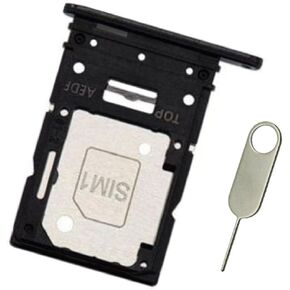 SIM Card Tray SD Slot Holder Replacement for Samsung Galaxy A54 5G SM-A546U Single SIM US Version (Black)