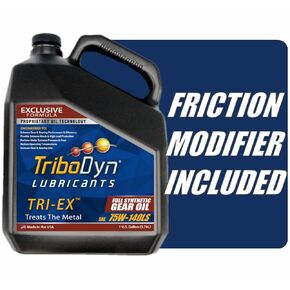 75W90 Synthetic Gear Oil with Limited Slip Differential Additive (1 Gallon, 75W-90)