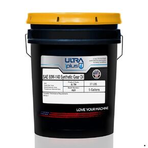 Ultra1Plus™ SAE 80W-140 Synthetic Gear Oil API GL-5 | 5 Gallon Pail