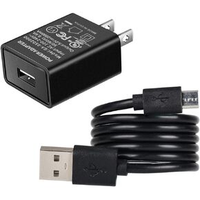 Kindle Fire Fast Charger, 5V 2A USB Wall AC Adapter with 10Ft Micro USB Cable for Kindle Fire HD, Fire 7 8 10 Tablet and Phone HDX 6" 7" 8.9" 9.7" Tab Power Supply Cord