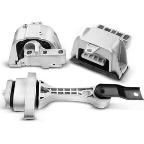 A-Premium 3PCS Engine Motor Mount and Transmission Mount Set Compatible with Volkswagen VW Jetta 1999-2005, Golf 1999-2006, Beetle 1999-2005, L4 1.8L 1.9L 2.0L, Replace# A6929 A6935 A6930