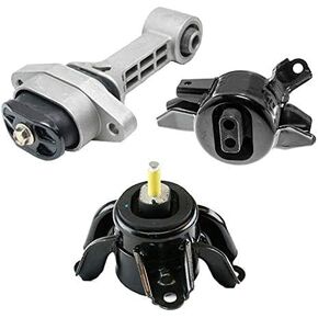 Engine Motor and Transmission Bracket Kits Fit for Hyundai Elantra/ Accent/ Veloster, for Kia Rio/ Forte 2011-2017 Auto Motor Engine & Trans Mount Set 3 PCS# A71004/ A71047/ A71020/ A71057