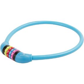 M-Wave Silicon-Covered Spiral Combination Lock In Multiple Colors