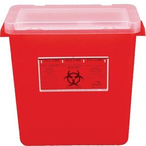 8980 Monoject Sharps Container 8gal, Shape,,,,,, Red