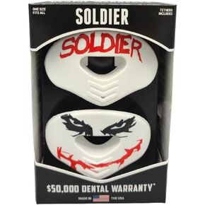 Joker Lip Protector Mouth Guard 2-Pack, One Size Fits All, Works with or Without Braces, Includes Tethers, No Boiling Required - Use Immediately in Kuwait