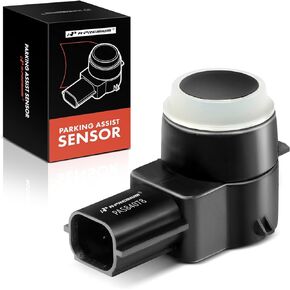 A-Premium 4-PC Reverse Backup Parking Assist Aid Sensor Compatible with Select Ram, Jeep, Dodge and Chrysler Models - Ram 1500 2500 3500 Durango Liberty Journey 300 Grand Cherokee, Replace 1EW631CLAA