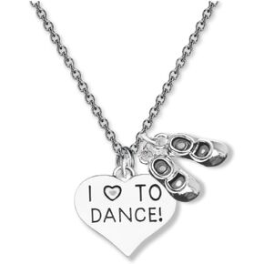 Sportybella Tap Dance Necklace- Tap Dance Jewelry, Love Dance Necklace- Gift For Dancers, Dance Recitals, Dance Teams & Dance Teachers