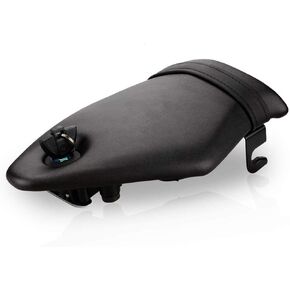 LKV Motorcycle Rear Passenger Cushion Seat with Mounting Bracket and Key Replacement for BMW S1000RR 2009-2019