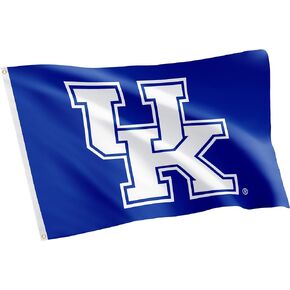 Desert Cactus University of Kentucky Flag Wildcats UK Flags Banners 100% Polyester Indoor Outdoor 3x5 (Design 1)