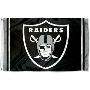 Oakland Raiders Large 3x5 Flag