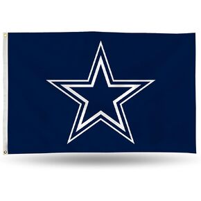 Rico Industries NFL Standard 3' x 5' Banner Flag Single Sided - Indoor or Outdoor - Home Décor