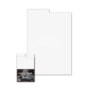 BCW Tall Comic Dividers 25 Pack | Archival Polyethylene Plastic Dividers | Organize Comics Efficiently in Storage Boxes | Write-On Index Tab