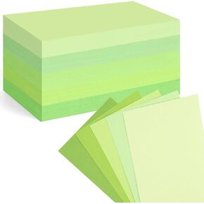 300PCS Index Cards, 3x5 Inch Colored Index Cards Blank Flash Cards Note Cards 5 Colors Study Cards Notecards for School Learning Office Game Cards Blue