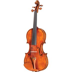 D Z Strad Violin - Model 500 - Light Antique Finish with Dominant Strings, Case, Bow and Rosin (Full Size - 4/4)