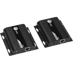 SIIG 1080p HDMI Extender Over IP 394ft - HDMI Ethernet Extender, HDbitT, IR Extension, HDCP, 1 to 1 or One to Many, TX & RX Balun Kit (CE-H26T11-S1)