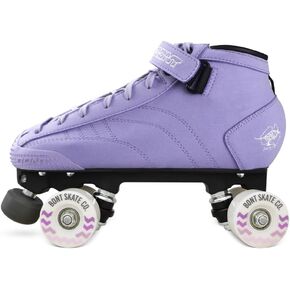 Bont Skates - Prostar Vegan Lavender Suede Professional Roller Skates with Glide Outdoor Roller Skate Wheels - Indoor and Outdoor - Roller Skate - Rollerskates