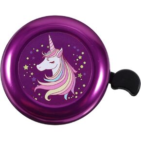 BESPORTBLE Bicycle Bell Bike Bell Cycle Handlebar Bell Kids Tricycle Bell Bicycle Ring Bell Kids Scooter Bell Bike Ringer Bell Riding Purple Cartoon Bell