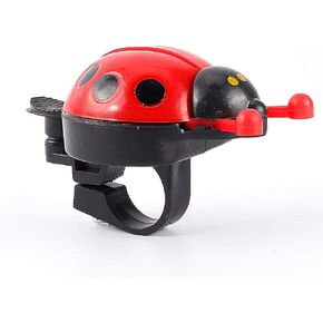 Ladybug Bike Bell, Clear Loud Sound Bicycle Bell Ring Bicycle Warning Bell for Children Toddler Outdoor Fun