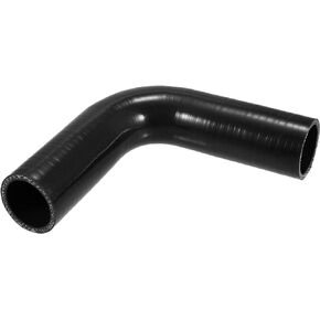 X AUTOHAUX 40mm 1.57" ID 90 Degree Elbow Silicone Reducer Hose Pipe Bend Turbo Water Intercooler Black