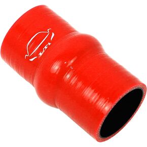 4-Ply Reinforced High Temperature 3.5" ID Hump Hose Silicone Coupler 4" Length (BLACK, 3.5'')