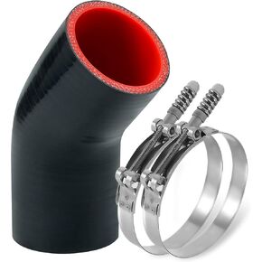 6.0L Turbo Intercooler Boots Clamps Kit, Intercooler Hose Compatible with 2003-2007 Ford F-250 F-350 F-450 F-550 6.0 L Turbo Diesel