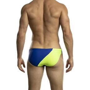 Jack Adams Men's Standard Color Wave Second Skin 1" Swim Brief