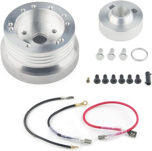 MR HELLO 5&6 Hole Billet Steering Wheel Hub Adapter Compatible with 1969-1994 Chevrolet Chevy GM in Saudi Arabia