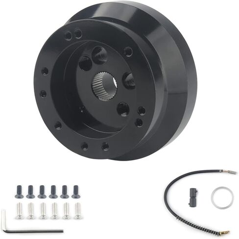 MR HELLO 5&6 Hole Billet Steering Wheel Hub Adapter Compatible with 1969-1994 Chevrolet Chevy GM in Saudi Arabia