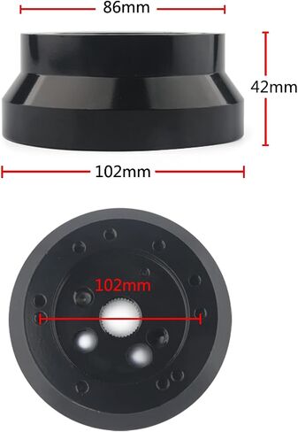 MR HELLO 5&6 Hole Billet Steering Wheel Hub Adapter Compatible with 1969-1994 Chevrolet Chevy GM in Saudi Arabia