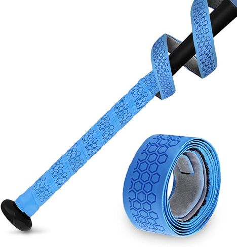 اخرج! شريط قبضة مضرب البيسبول - شريط لاصق بمقبض رياضي مقاس 43 بوصة، شريط لاصق مبطن بجلد الخفافيش in Kuwait