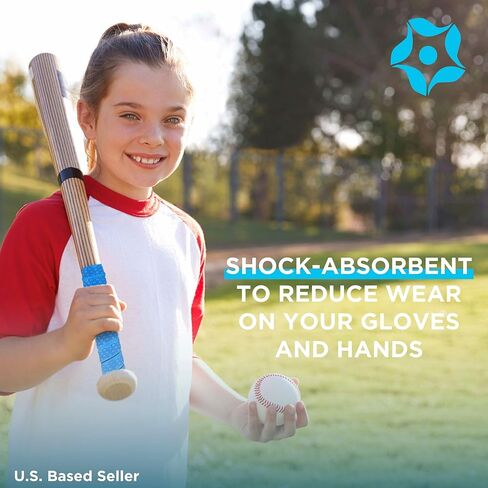 اخرج! شريط قبضة مضرب البيسبول - شريط لاصق بمقبض رياضي مقاس 43 بوصة، شريط لاصق مبطن بجلد الخفافيش in Kuwait