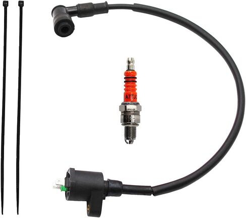 PRO BAT Ignition Coil With Spark Plug For Chinese Scooter 50cc 80cc 125cc 150cc 4 stroke GY6 Engine in Saudi Arabia